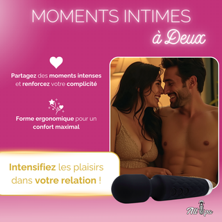 Coffret Bien-Être Intime – Pack Duo Allpa Stimulateur clitoridien + vibromasseur féminin en silicone doux