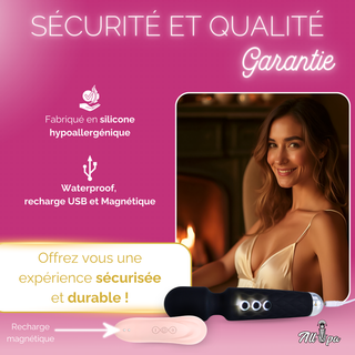 Coffret Bien-Être Intime – Pack Duo Allpa Stimulateur clitoridien + vibromasseur féminin en silicone doux