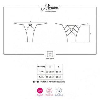OBSESSIVE - CULOTTE MIAMOR CROCHLESS S/M