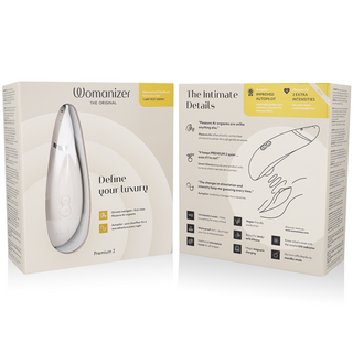 Womanizer Premium 2 | Le stimulateur clitoridien N°1 au monde - gris