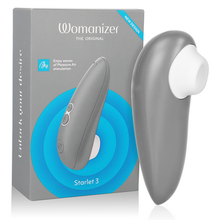 WOMANIZER STARLET 3 - Stimulateur clitoridien N°1 au monde - Coloris gris