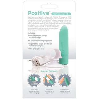 SCREAMING O - MASSEUR RECHARGEABLE POSITIVE VERT