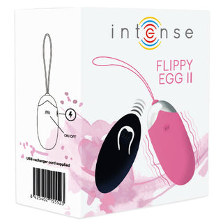 INTENSE - OEUF VIBRANT FLIPPY II AVEC TÉLÉCOMMANDE ROSE