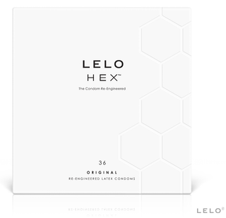 LELO - BOÎTE DE PRÉSERVATIFS HEX 36 UNITÉS